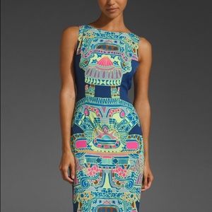 Mara Hoffman tiki open back maxi dress size 4
